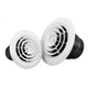 1PC Rectorseal 81911 TRUaire Retrofit 8" Round Grille/Damper/Box 6,7,8"