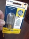 NOS GE 25 Watt Vacuum Cleaner Bulb PLG 81-A2, Bayonet Base