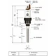 Auburn FRS-9 1/2" Flame Rod, Stainless Steel, NPT Connection