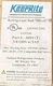 KeepRite 38BV(T) Refrigerant Ball Valve 3/8 ODS w/TAP Brass Copper