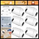 6 Pack Adjustable Magnetic Air Vent Deflectors for Home HVAC, Energy Efficient