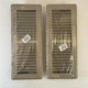 TRUaire 150MB 04X12 4&rdquo; x 12&rdquo; Brown Supply Register Lot of 2 (Heat/AC Air Vent)