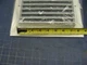 PRICE 8" X 8" WALL LOUVER, STATIC VENT 530/1/8/8/F/L/A/SW/B12 HD GRILLE LOT OF 2