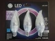 Ge 25 Watt equivalent Energy Smart LED 3.5w Candelabra Base light Bulb, 3pk