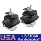 2pcs Left + Right Engine Motor Mount Fits For BMW E70 X5 3.0si X6 E71 F15 F16