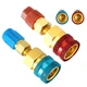 R1234YF to R134A Adapter Kit Quick Couplers High/Low Side Conversion for Car A/C