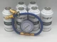 R-600a, R600a Refrigerant 6 cans & gauge kit Enviro-Safe #8057