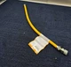 Easyflex EFGC-038-YE-1011-24 1/2 x 1/2'' x 24'' Gas Connector Yellow Coated