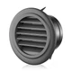 4 PACK - 4'' ABS Round Vent Cover Plastic Soffit Vents Exhaust VIHOSE