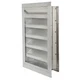 Dayton 20Ua83 Intake Louver, Fixed,  Drainable, 42H X 60W