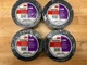 3M Venture Tape #1599B, Black UL181B-FX Polypropylene Duct Tape 4 rolls