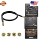 Navac Refrigerant Hose 6ft 1/2" ID Fast HVAC Evacuation 3200 PSI 20 Micron