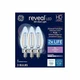GE Reveal 25-Watt EQ Color-Enhancing Dimmable Candle Light Bulb (3-Pack)