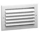 HART & COOLEY A611MS1406W Curved Blade Register 14x6 Bright White Multi-Shutter