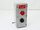 Hoffman Enclosure with Telemecanique alarm light and Sonalert tone alarm