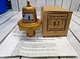 Bell & Gossett  B-3  Brass 1/2" Pressure Reducing Valve 12lbs New Old Stock