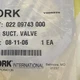 YORK Spring Suction Valve Model 022 09743 000 MPN 022 09743 000
