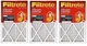 3 ea 3M 9801-2PK-HDW 2 Pack 16" x 25" x 1" Micro Allergen Defense Furnace Filter