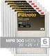 Filtrete Air Filter, Replacement Clean Set Pleated AC HOME, Variety Sizes 6-Pack