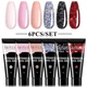 Manicure Set 15ML Extension Gel Nail Polish Kit UV Finger Quick Extend Mold Nail