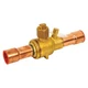 NDL NBV09-S Refrigerant Ball Valve,1 1/8 in,700 psi 55MF62
