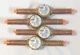 Lot Of 4 Emerson Hermetic Moisture Indicator HMI-1TT4 Sight Glass Color Changing