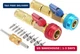 Aupoko R134A Valve Core Quick Remover Installer, High Low Pressure Valve Core Re