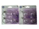 💡 GE 25-Watt Crystal Clear G16.5 Globe Light Bulbs &ndash; 8 Bulbs Total (2 Packs) NE