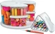 Deflecto 3901CRCarousel 3in/6in Canister Set White