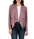 New KUT FROM THE KLOTH  Tayanita Faux Suede Jacket In Wisteria Medium $89