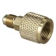 Yellow Jacket 19104 Quick Coupler, 180 Deg, 8 1/4 In L, Bronze