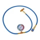 Aupoko R134A Car AC Refrigerant Charge Hose, 1/2 Puncture Type 59inch, Blue 