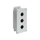 HOFFMAN E1PBGXM PushButtonEnclosure,22mm,1Hole,Steel 32FR09
