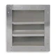 DAYTON 2FTV4 Louver,Adj w/ 28 to 46 In,Aluminum 2FTV4