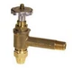 Beckett 12270 Fusible Burner Angle Valve, 3/8 x 1/4 in, ODF Inlet x MNPT Outlet