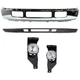 F-450/F-550 SUPER DUTY 05-07 FRONT BUMPER 3-pc kit Chrome w/ Fender Flare with F