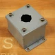 Hoffman E-1PB Pushbutton Enclosure, 3.5" Height x 3.25" Width x 2.75 Depth