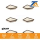 Engine Air Filter (6 Pack) For 2010-2017 Chevrolet Equinox GMC Terrain