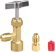 R134A Can Tap,Puncture Style AC Refrigerant Can Tap Valve with R134A Adapter Fit