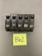THQB120 GE 20A SINGLE POLE  BOLT ON BREAKER Lot Of 5 (1 Missing Screw)- ECS