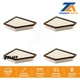 Engine Air Filter (4 Pack) For 2010-2017 Chevrolet Equinox GMC Terrain