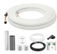 DELLA 16Ft Mini Split AC Line Set Includes 3/8" & 1/4" O.D. copper pipes