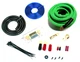 1/0 GAUGE 100% OFC COPPER HAND BRAIDED AMP KIT AMPLIFIER WIRING 5000 WATTS