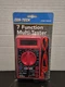 NIB CENTECH 7 Function Digital Multimeter 98025 DC AC Battery Voltage Tester