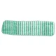 Flat Mop Pad, Hook-and-Loop Connection, Green, Microfiber, PK12, LWGS18