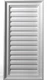 Ekena Millwork 15"W x 29"H Rectangle Urethane Gable Vent Louver, Non-Functional