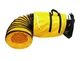 OdorStop Flexible Duct in Various Sizes and Lengths with Connecting Belt 12"x...