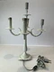 Electric brass (?) 5 light candelabra 16" lamp