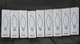 VINTAGE NEW 9 NOS GE 25CAC  25 Watt Bent Tip Frosted Candelabra Base Light Bulb