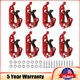 8x Shovel Mount for Roof Rack Metal Rubber Clamp Mounting Kit Shovel Holder